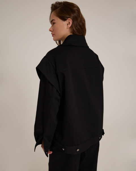 Жакет из денима Anmuse, цвет: Черный, JC24S78-BLC купить онлайн