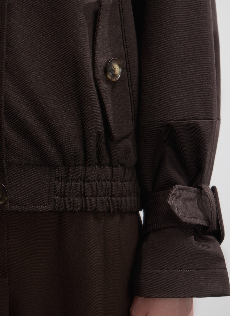 Бомбер из лиоцелла с хлопком ALL WE NEED, цвет: коричневый,  купить онлайн