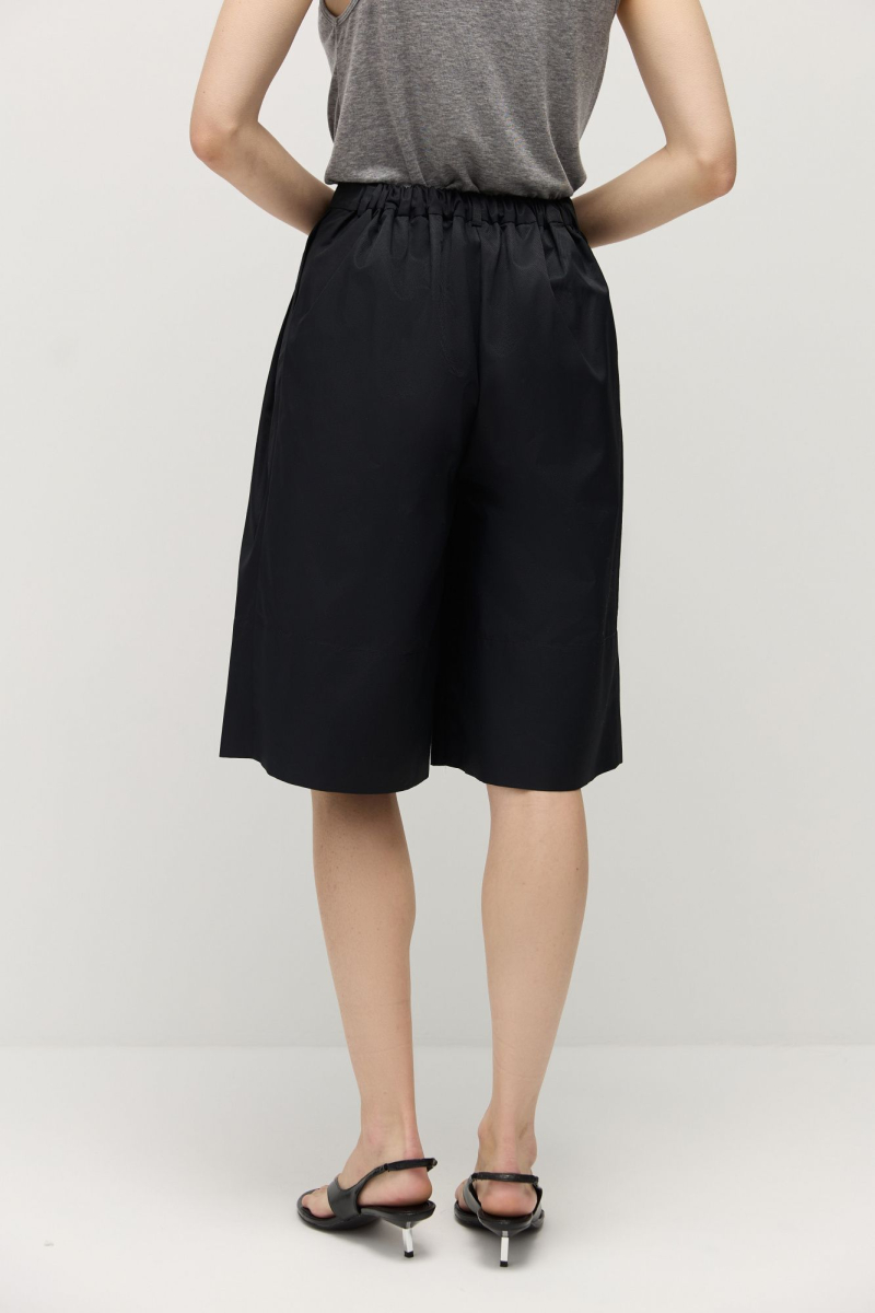 Бермуды из итальянского хлопка AROUND, цвет: чернильный, 289_67CP01 купить онлайн