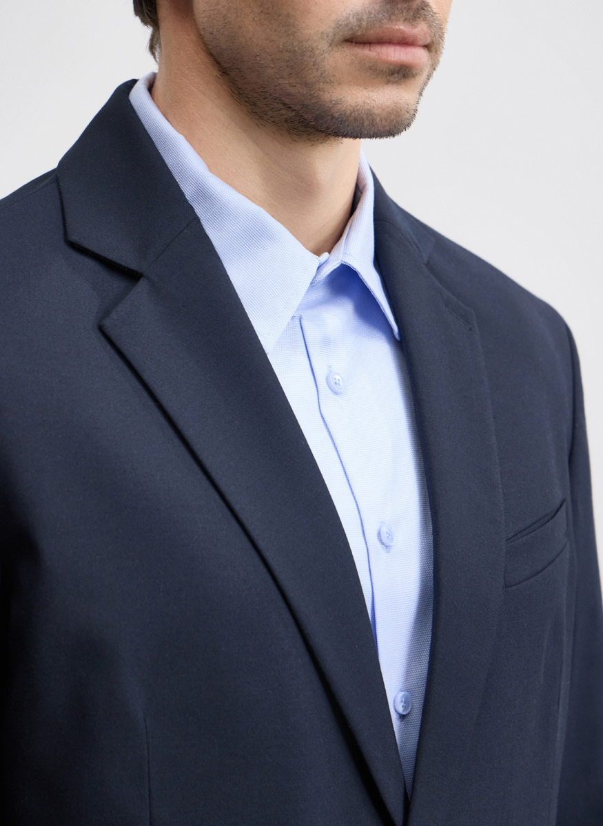 Пиджак из тонкой шерсти ALL WE NEED, цвет: синий,  купить онлайн