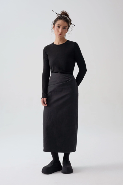 Юбка из бумажной ткани