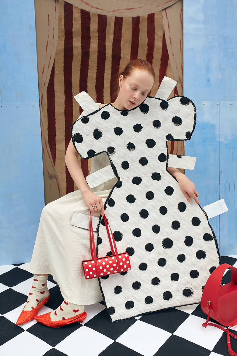 Сумка «Спаржа» мини / «Asparagus» VOLCHEK, цвет: мультиколор E15 купить онлайн