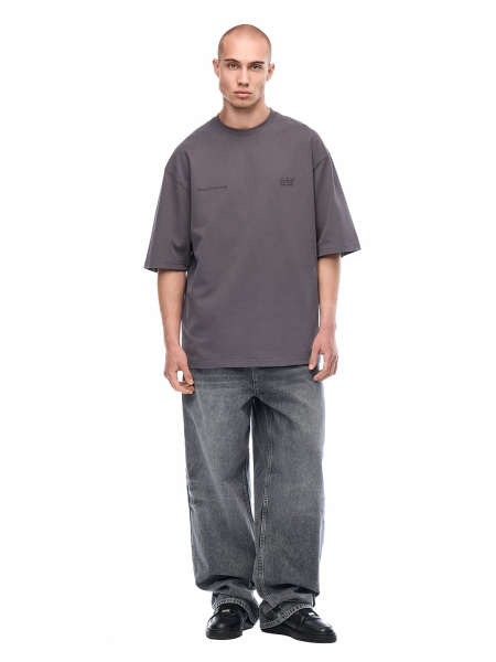 Футболка с принтом FRHT, цвет: графит, TSLVNLGRP купить онлайн