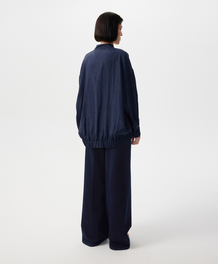 Бомбер оверсайз GLVR, цвет: Черный, 126G23GAC2003 купить онлайн