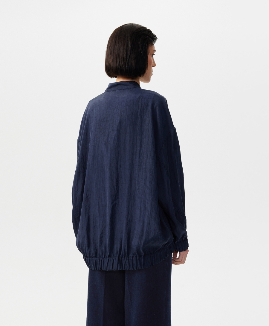 Бомбер оверсайз GLVR, цвет: Черный, 126G23GAC2003 купить онлайн