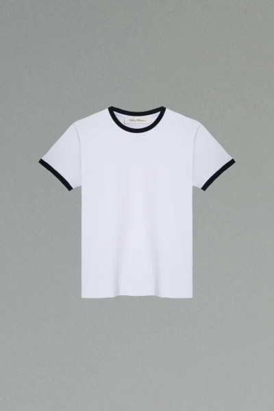 Футболка женская c кантами WALK OF SHAME, цвет: белый, TSH033/SS25 купить онлайн