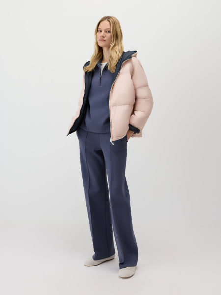 Пуховая куртка двусторонняя Conso, цвет: мультиколор, SDS 260101 - персиковый/темно-синий купить онлайн