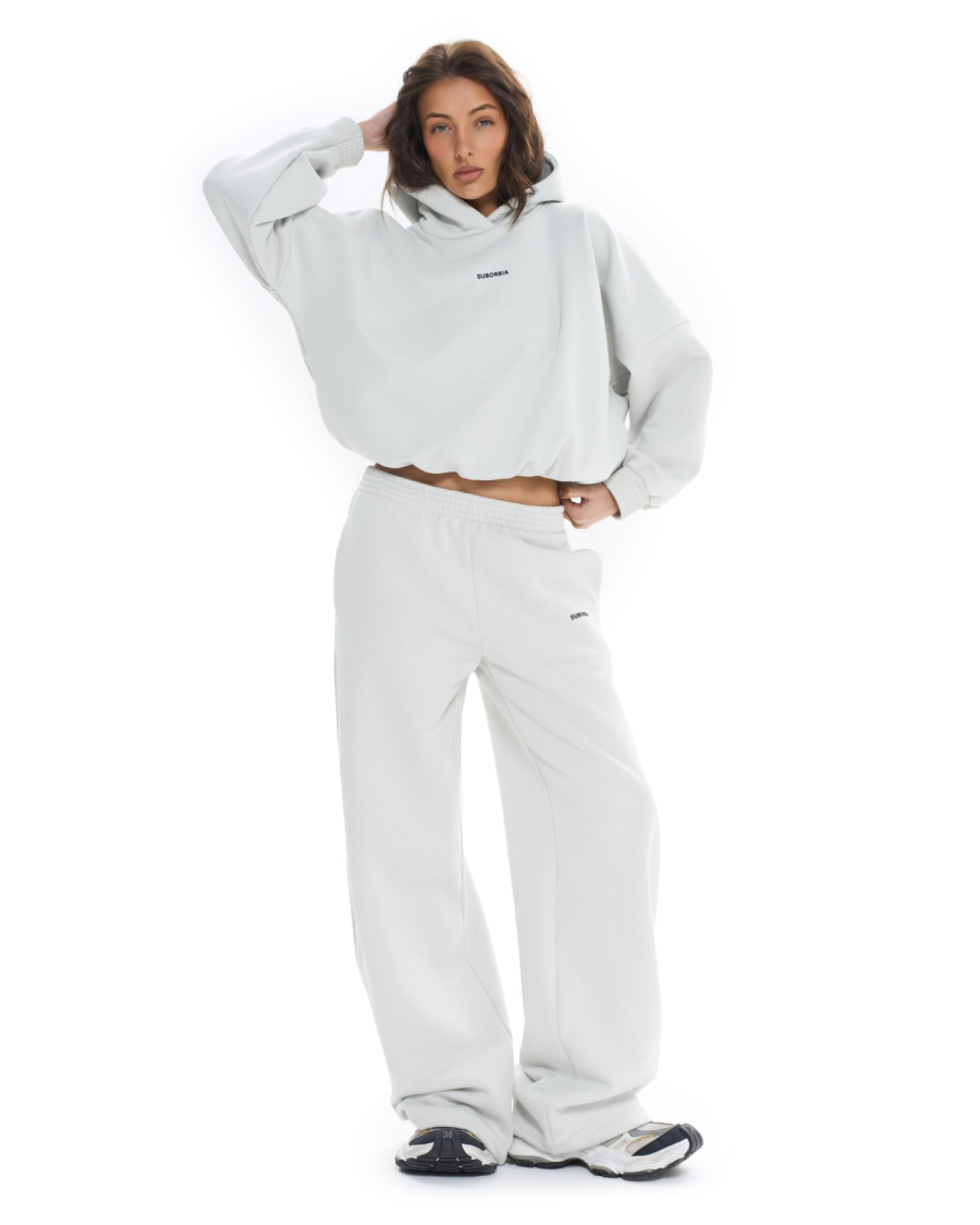 Костюм с худи Suborbia, цвет: белый, 006560 купить онлайн