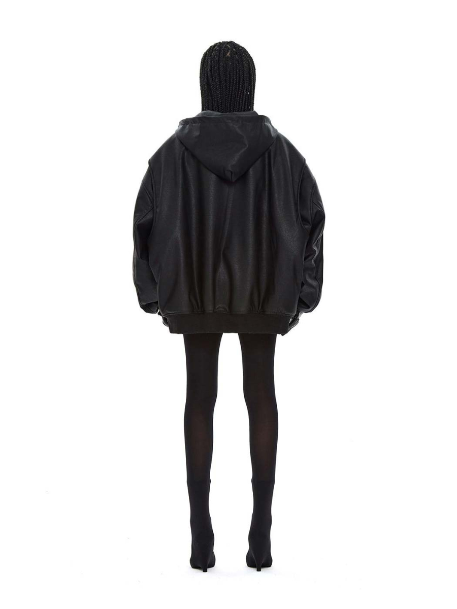 Бомбер с капюшоном OUT OF REACH, цвет: Черный, BMBROOROHBK купить онлайн