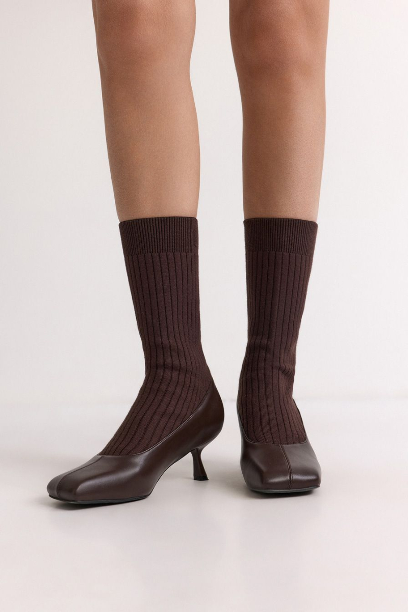 Полусапоги с квадратным мысом Lera Nena, цвет: коричневый LNU.401.18696.700 купить онлайн