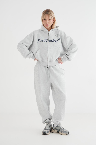 Джоггеры женские «Город» CULTBASE, цвет: серый,  купить онлайн