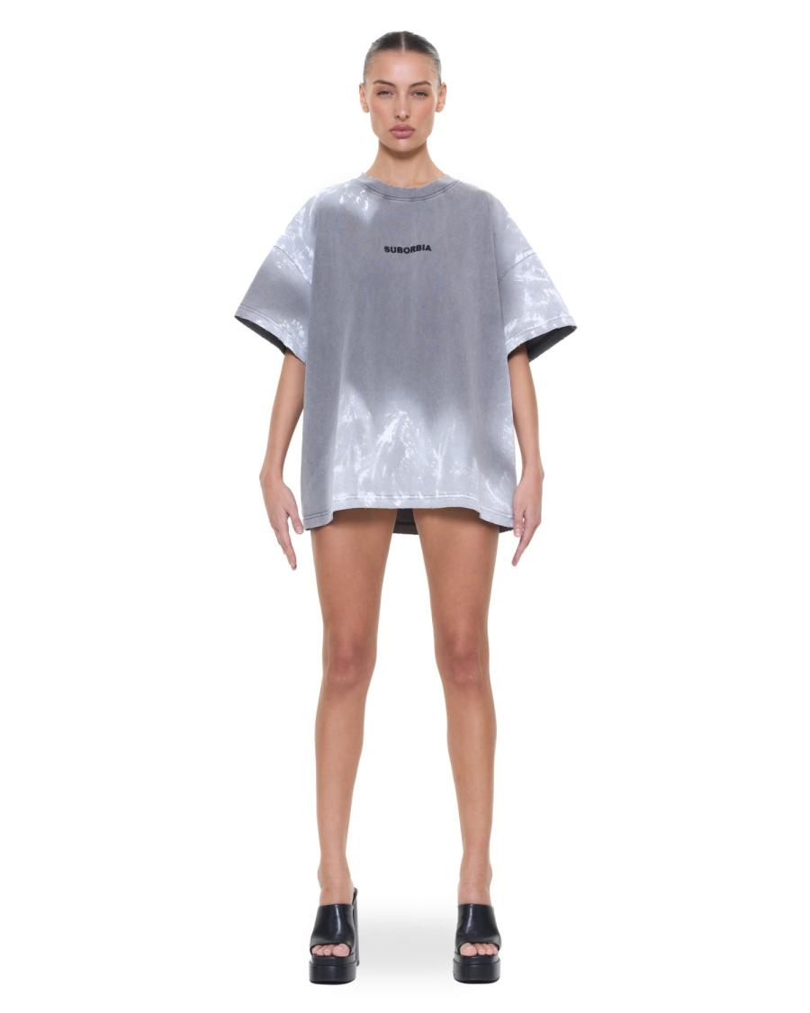 Футболка Grillz Suborbia, цвет: washed grey, 006023 купить онлайн Футболка Grillz Suborbia, цвет: washed grey, 006023 купить онлайн