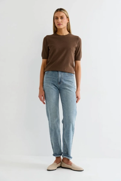 Футболка трикотажная Erist store, цвет: коричневый, НФ-00003200 купить онлайн