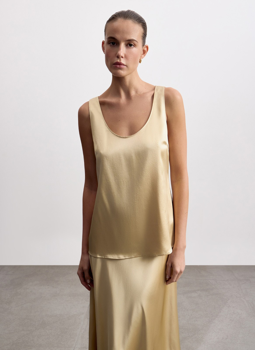 Топ из шелка