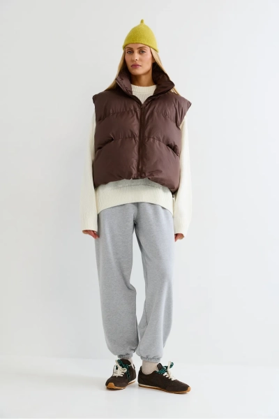 Жилет Erist store, цвет: коричневый, НФ-00003206 купить онлайн