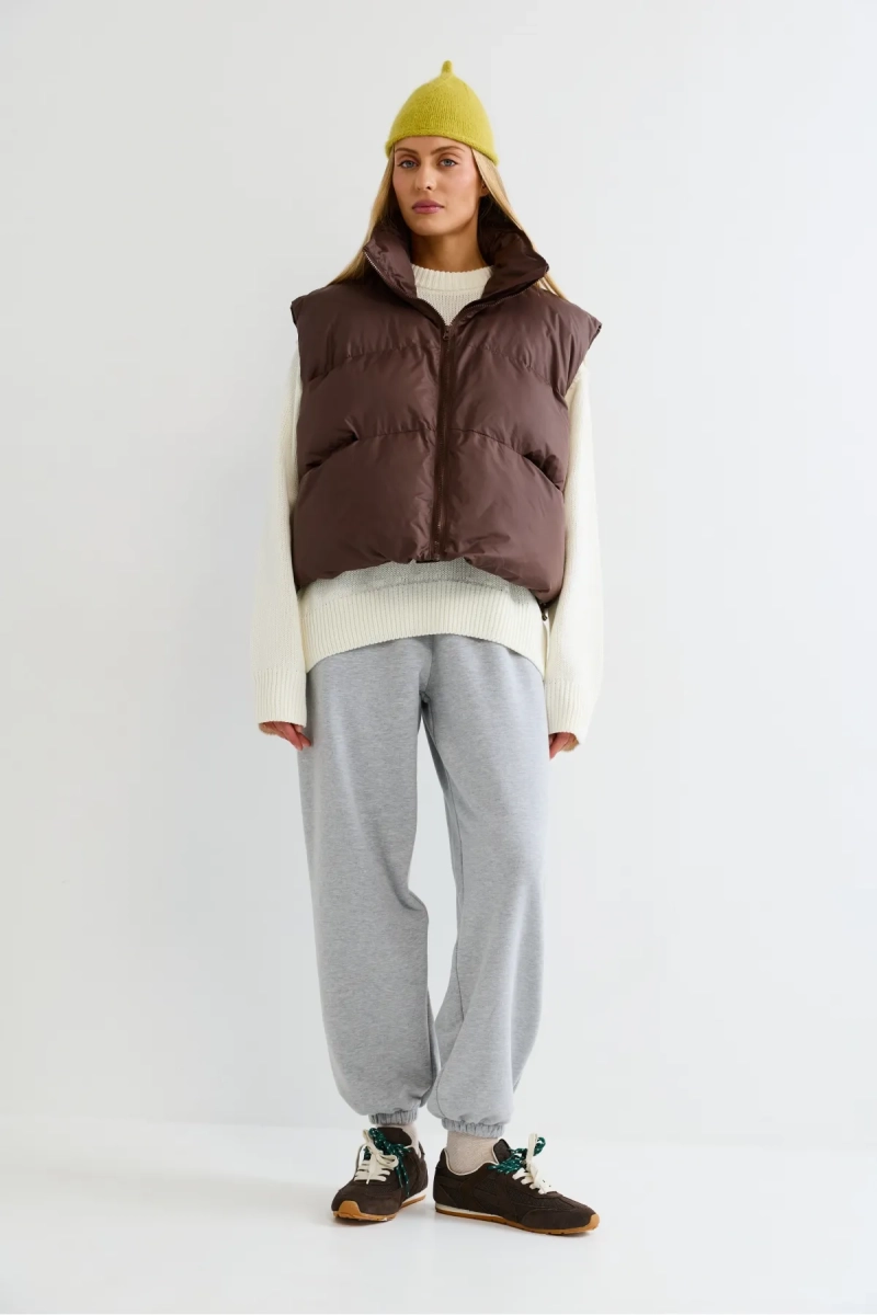 Жилет Erist store, цвет: коричневый, НФ-00003206 купить онлайн