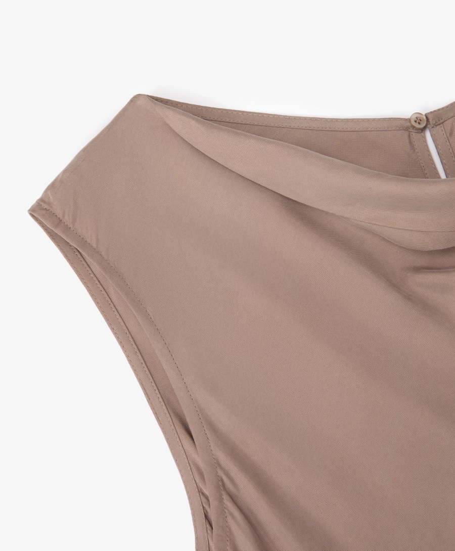 Платье макси без рукавов GLVR, цвет: серый, 126G22GAC2502 купить онлайн