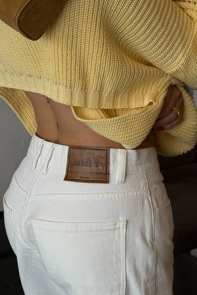 Джинсы на низкой посадке (белые) Label .B, цвет: голубой, Jc.18.4.3659.0325WH купить онлайн