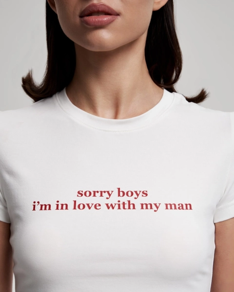 Футболка SORRY BOYS MILK YONS, цвет: белый, YO-792 купить онлайн