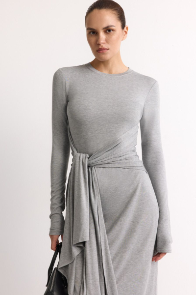 Платье-миди TOPTOP, цвет: серый, TT.011.18490.820 купить онлайн