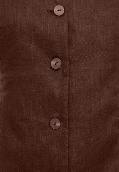 Женский жилет льняной MUTED, цвет: коричневый, 905310.WJKT0003_Brown купить онлайн