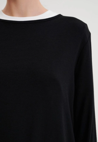 Лонгслив свободного кроя CHUBA, цвет: Черный,  купить онлайн