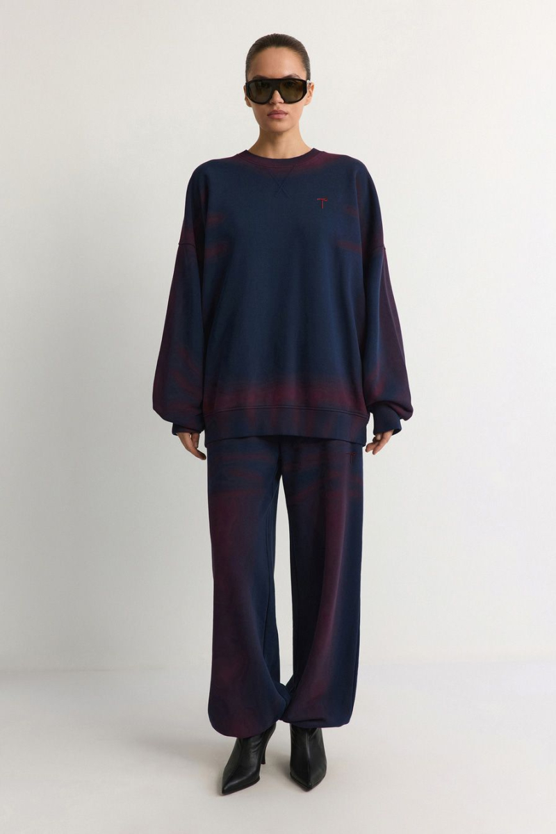 Брюки со спрей-эффектом TOPTOP, цвет: синий, TT.032.17997.621 купить онлайн