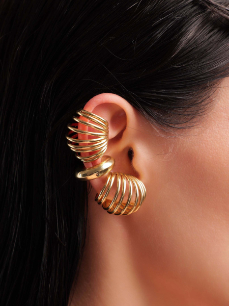 Многослойный кафф RUSHEV, цвет: золотой RSHV_CFCH24_4G | новая мужская коллекция купить онлайн