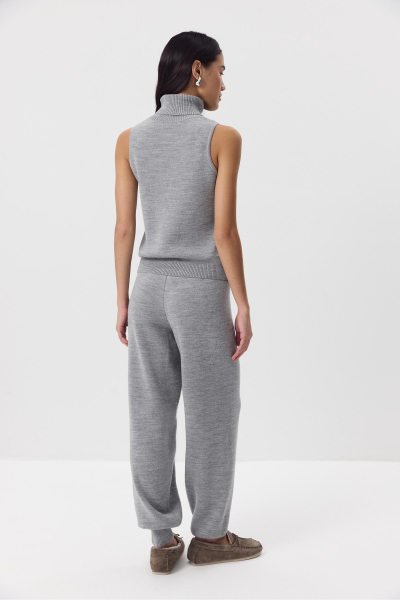 Брюки - джоггеры вязаные с шерстью Charmstore, цвет: серый, 301-40098-884 купить онлайн Брюки - джоггеры вязаные с шерстью Charmstore, цвет: серый, 301-40098-884 купить онлайн