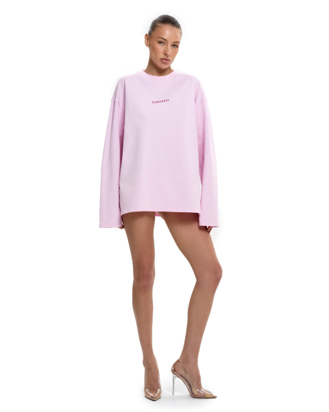 Лонгслив SAINT HEARTLESS Suborbia, цвет: розовый, 006750 купить онлайн