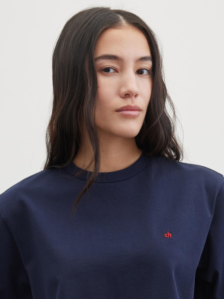 Футболка с вышивкой Chaika, цвет: синий, SS26TS02-124 купить онлайн