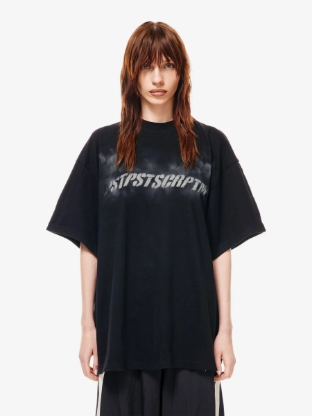 Футболка оверсайз с принтом p.p.s., цвет: Черный, 1038.00.00.BLK купить онлайн