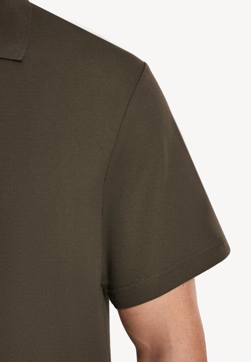 Мужской джемпер с воротником поло MUTED, цвет: Хаки/оливковый, 904463.MTSH0031_Khaki-olive купить онлайн