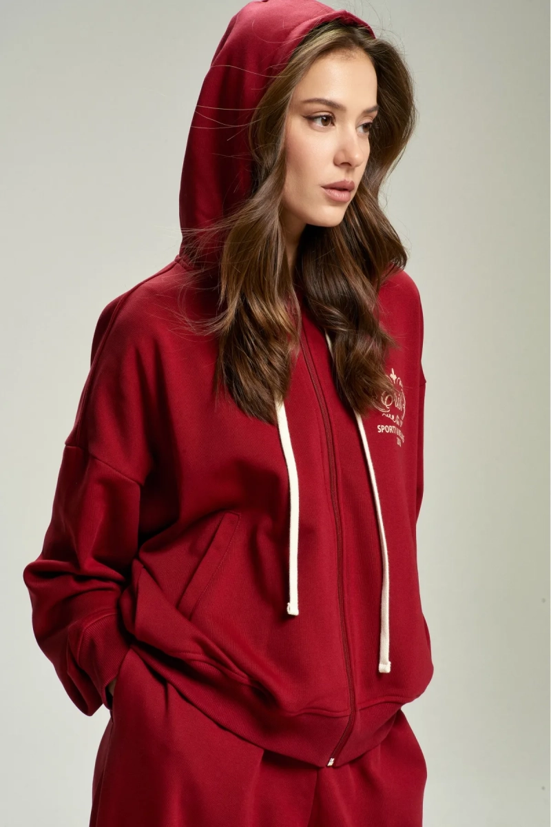 Худи ZIP Wellness Wine Худи ZIP Wellness Wine