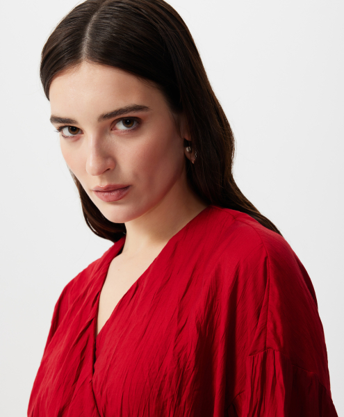 Блузка-кимоно GLVR, цвет: красный, 126G25GAC2229 купить онлайн