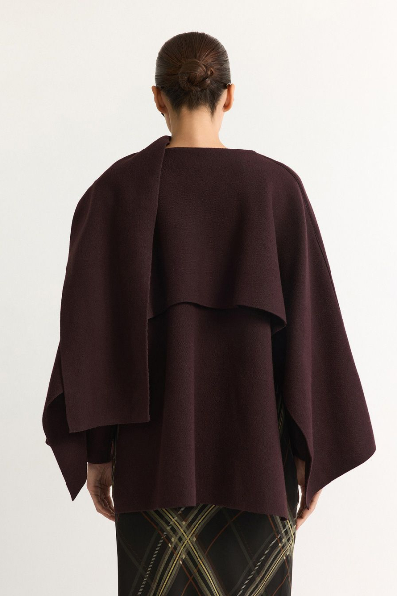 Кардиган с шарфом TOPTOP, цвет: коричневый, TTS.051.18936.700 купить онлайн