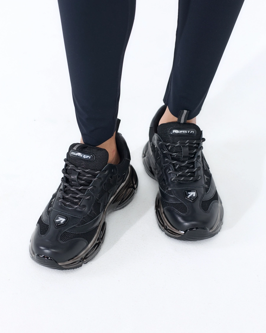 Кроссовки с резиновыми каплями ASIA ST 71, цвет: Черный Ast71.sneakers-rubberdrop-bl | новая мужская коллекция купить онлайн