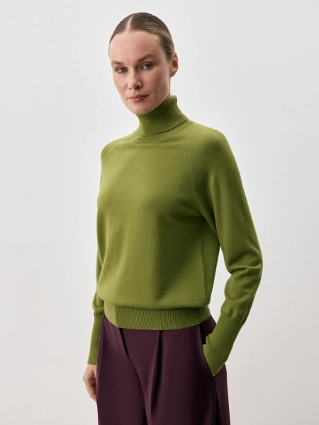 Водолазка FORTE ANNA PEKUN, цвет: хаки, 42.1254.510 купить онлайн Водолазка FORTE ANNA PEKUN, цвет: хаки, 42.1254.510 купить онлайн