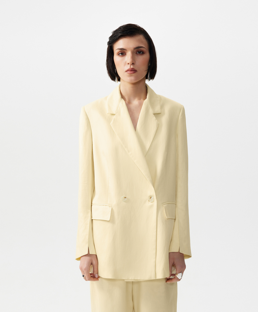 Пиджак двубортный свободной формы