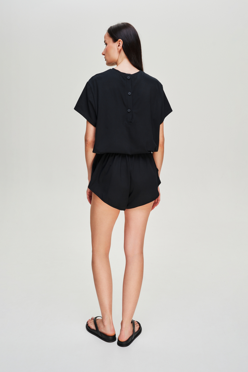 Комбинезон с шортами Label .B, цвет: Черный, Kb.03.4.05BLC купить онлайн