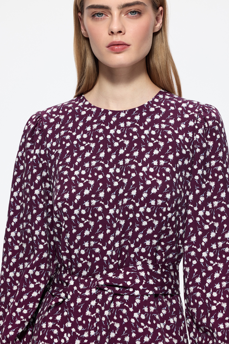 Платье текстильное женское DREAMS BY ALENA AKHMADULLINA, цвет: фиолетовый, 126102070204560/212000 купить онлайн