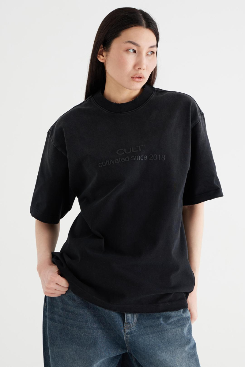 Футболка «Камень» CULTBASE, цвет: Черный,  купить онлайн
