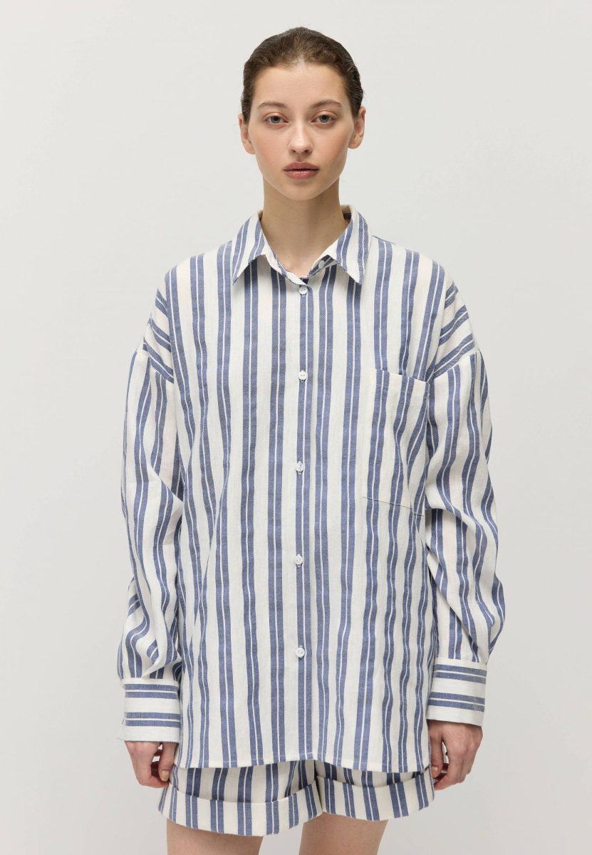 Рубашка из смесового хлопка