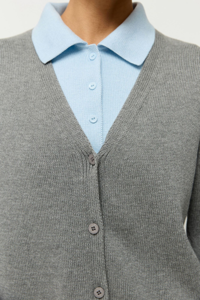 Кардиган из хлопка 2 в 1 AROUND, цвет: мультиколор, 259_26C015 купить онлайн