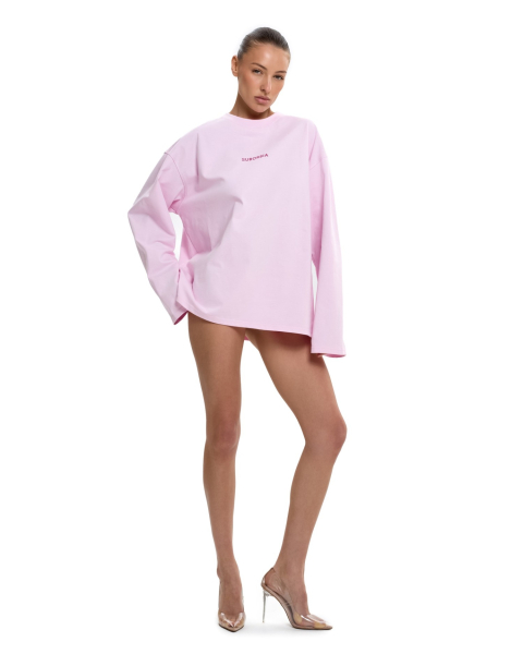 Лонгслив SAINT HEARTLESS Suborbia, цвет: розовый, 006750 купить онлайн