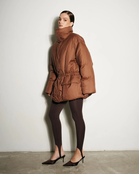 Куртка Парка YONSRU, цвет: коричневый,  купить онлайн