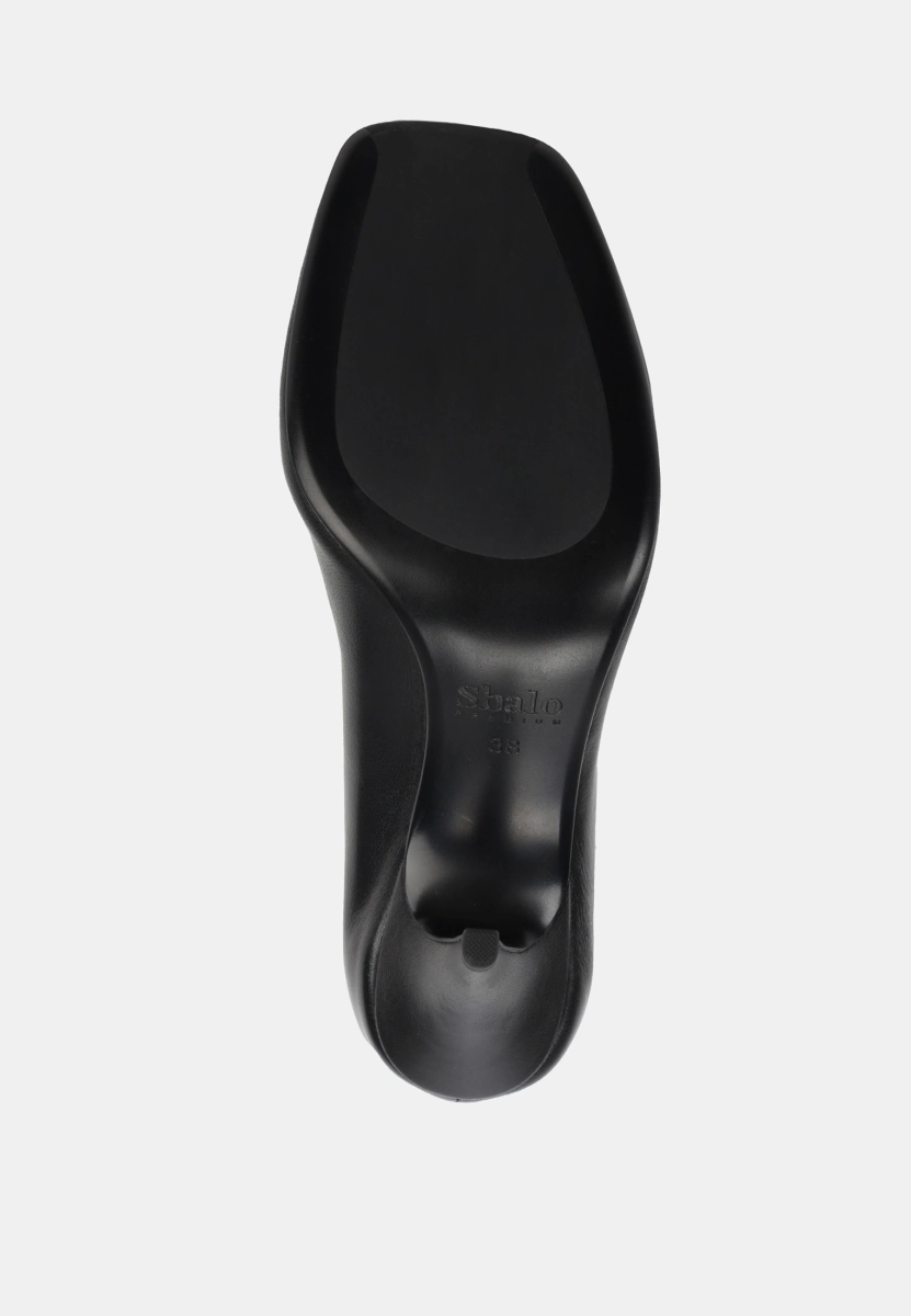 Туфли из натуральной кожи SBALO, цвет: Черный SJD9 купить онлайн
