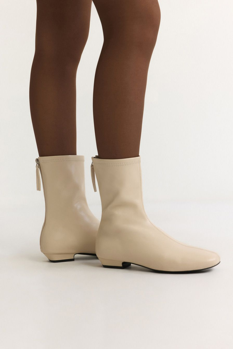 Ботинки из экокожи Lera Nena, цвет: белый LNU.304.18958.120 купить онлайн