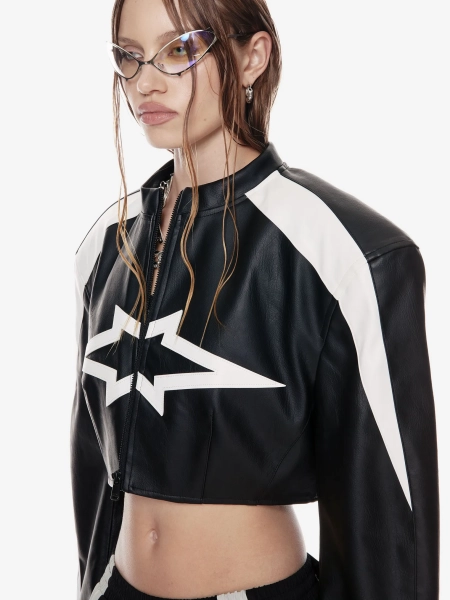 Укороченная куртка p.p.s., цвет: мультиколор, 1102.10.00.BLK купить онлайн