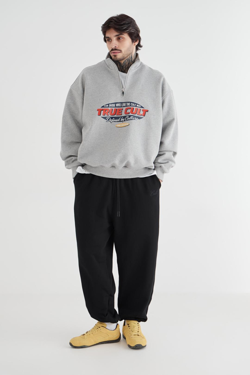 Анорак с принтом CULTBASE, цвет: серый,  купить онлайн